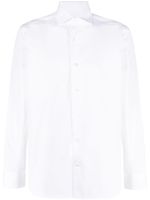 D4.0 chemise en coton à manches longues - Blanc