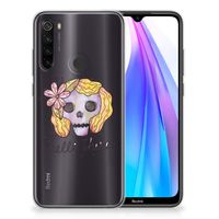 Silicone Back Case Xiaomi Redmi Note 8T Boho Skull - thumbnail