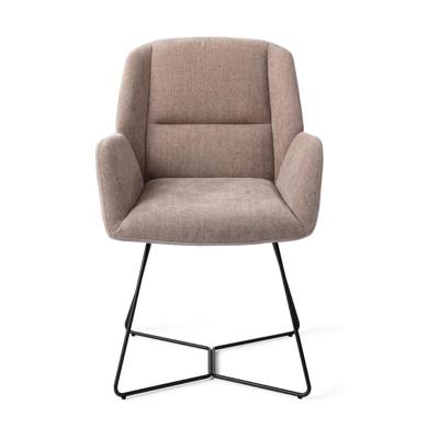 Jesper Home Myoko eetkamerstoel Greystones beehive black