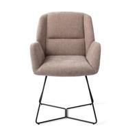 Jesper Home Myoko eetkamerstoel Greystones beehive black
