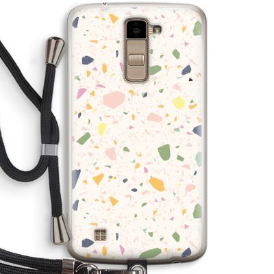 Terrazzo N°21: LG K10 (2016) Transparant Hoesje met koord