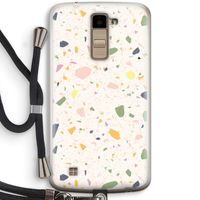 Terrazzo N°21: LG K10 (2016) Transparant Hoesje met koord