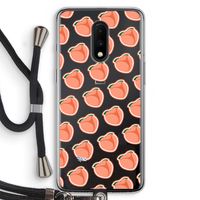 Just peachy: OnePlus 7 Transparant Hoesje met koord