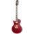 Epiphone Alex Lifeson Les Paul Custom Axcess Quilt Ruby LH linkshandige elektrische gitaar met koffer