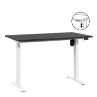 Leen Bakker - Bureau Homeworx Zit/sta Elektrisch Verstelbaar - /wit - 75/118x120x70 Cm - Metaal/Hout - Zwart