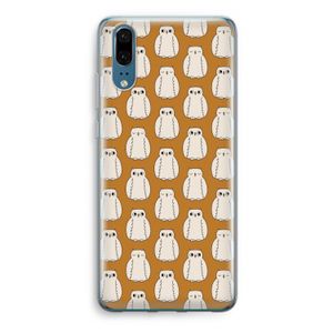 Uilen: Huawei P20 Transparant Hoesje