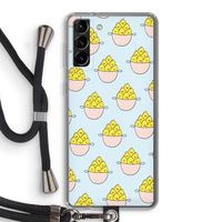 Citroenen: Samsung Galaxy S21 Plus Transparant Hoesje met koord