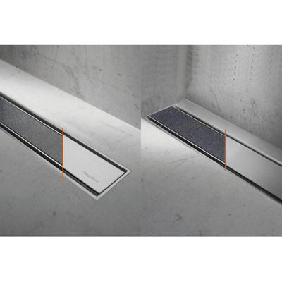 Easy Drain Compact TAF afvoergoot enkele plaat 120cm 50mm met Zero design rooster RVS edcomtaf1200-50