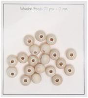 Go Handmade Houten Kralen 12mm (set 20 stuks)