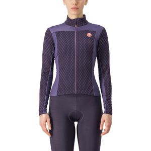Castelli Sfida 2 fietsshirt lange mouw paars dames L