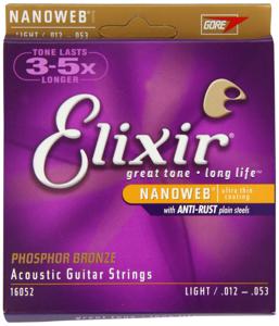 Elixir Strings 16052 snaar voor muziekinstrumenten Akoestisch 6 stuk(s) Gitaar