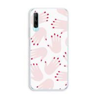 Hands pink: Huawei P Smart Pro Transparant Hoesje - thumbnail