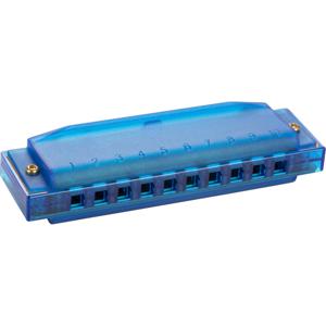 Hohner Translucent Harp C diatonische mondharmonica blauw