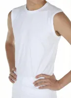 Jongens Comfort Feeling katoen mouwloos shirt - Jongens ondershirt zonder mouwen - Katoen