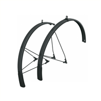 SKS spatbordset bluemels style 28" 46mm zwart