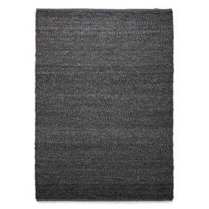 Nordic Weavers Wollen vloerkleed Lett - donkergrijs - 160x230 cm