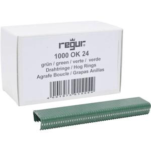 Regur OK24GRUEN Draadringen 1000 stuk(s) Afm. (l x b) 10 mm x 100 mm