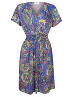 Jurk Paisley Blauw
