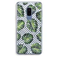 Geometrische jungle: Samsung Galaxy S9 Plus Transparant Hoesje