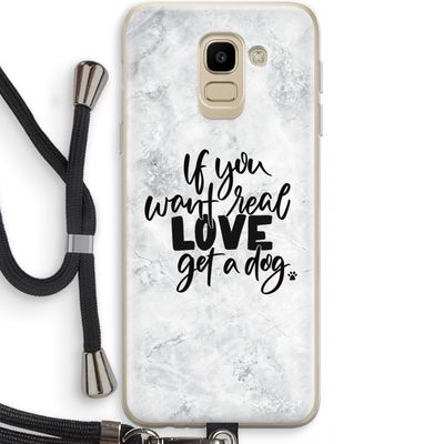 Partner in crime: Samsung Galaxy J6 (2018) Transparant Hoesje met koord