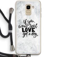 Partner in crime: Samsung Galaxy J6 (2018) Transparant Hoesje met koord