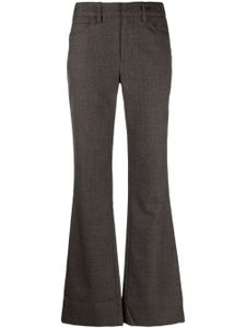 Zadig&Voltaire pantalon de tailleur évasé en laine - Gris