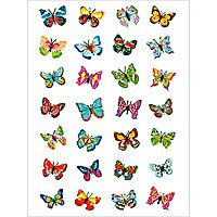 HERMA Decorative label MAGIC butterflies, glittery 1 sheet sticker