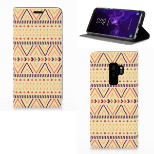 Samsung Galaxy S9 Plus Hoesje met Magneet Aztec Yellow