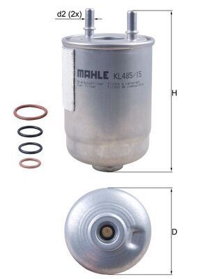 Brandstoffilter KL48515D