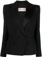 Alexandre Vauthier blazer en laine à boutonnière croisée - Noir - thumbnail