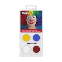 Boland Set palet schmink op waterbasis clown