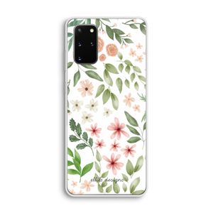 Botanical sweet flower heaven: Samsung Galaxy S20 Plus Transparant Hoesje
