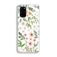 Botanical sweet flower heaven: Samsung Galaxy S20 Plus Transparant Hoesje