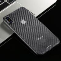 Voor iPhone X 0.01 mm Carbon Fiber materiaal Skin Sticker terug beschermfolie