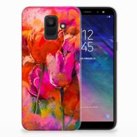 Smartphone hoesje Samsung Galaxy A6 (2018) Tulips