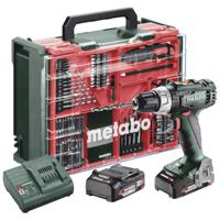 Metabo BS 18 L Set 602321710 Accu-schroefboormachine 18 V 2 Ah Li-ion Brushless, Incl. 2 accus, Incl. koffer, Incl. lader, Incl. accessoires - thumbnail