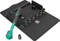 Wera 8100 SB 13 Zyklop Comfort ratelset, omschakelpal, 3/8" aandrijving, Imperial, 11-delig - 05005531001