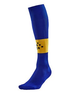 Craft 1905581 Squad Contrast Sock - Club Cobolt/Yellow - 43/45