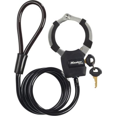 MASTER LOCK Sleutelvergrendelingskabel met handboei - 1 m