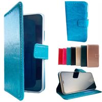 Apple iPhone 12 Pro Max Aqua Blauw Wallet / Book Case / Boekhoesje/ Telefoonhoesje - thumbnail