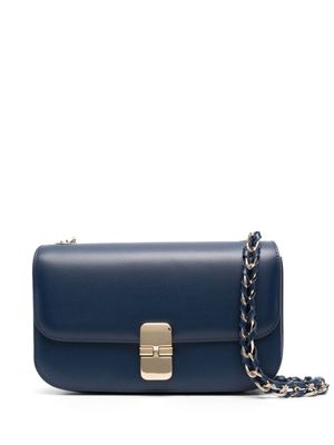 A.P.C. sac à bandoulière en cuir - Bleu