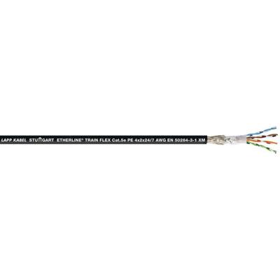 LAPP 2170907/1000 Netwerkkabel ETHERLINE® TRAIN Zwart 1000 m