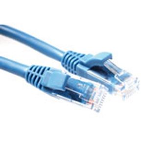 ACT Blauwe 3 meter U/UTP CAT6 patchkabel component level met RJ45 connectoren