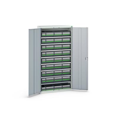 Bott Verso Magazijnkast | 8 Legborden | 36 BottBoxen | RAL 7035 - 16926505.16