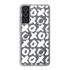 XOXO: Samsung Galaxy S21 FE Transparant Hoesje