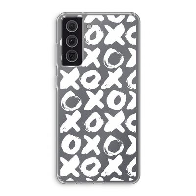 XOXO: Samsung Galaxy S21 FE Transparant Hoesje