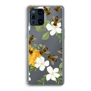 No flowers without bees: Oppo Find X3 Pro Transparant Hoesje