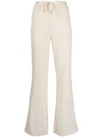 Muller Of Yoshiokubo pantalon à effet froissé - Blanc