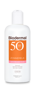 Biodermal Gevoelige Huid Zonnemelk - Zonnebrand met SPF50