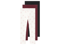lupilu 3 kinder leggings (roze/wit/zwart, 110/116)